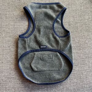 LAND’S END Fleece Dog Sweatshirt - Grey/Blue